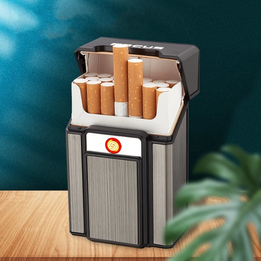 Étui à Cigarettes Intelligent – Briquet Électrique Nouvelle Génération